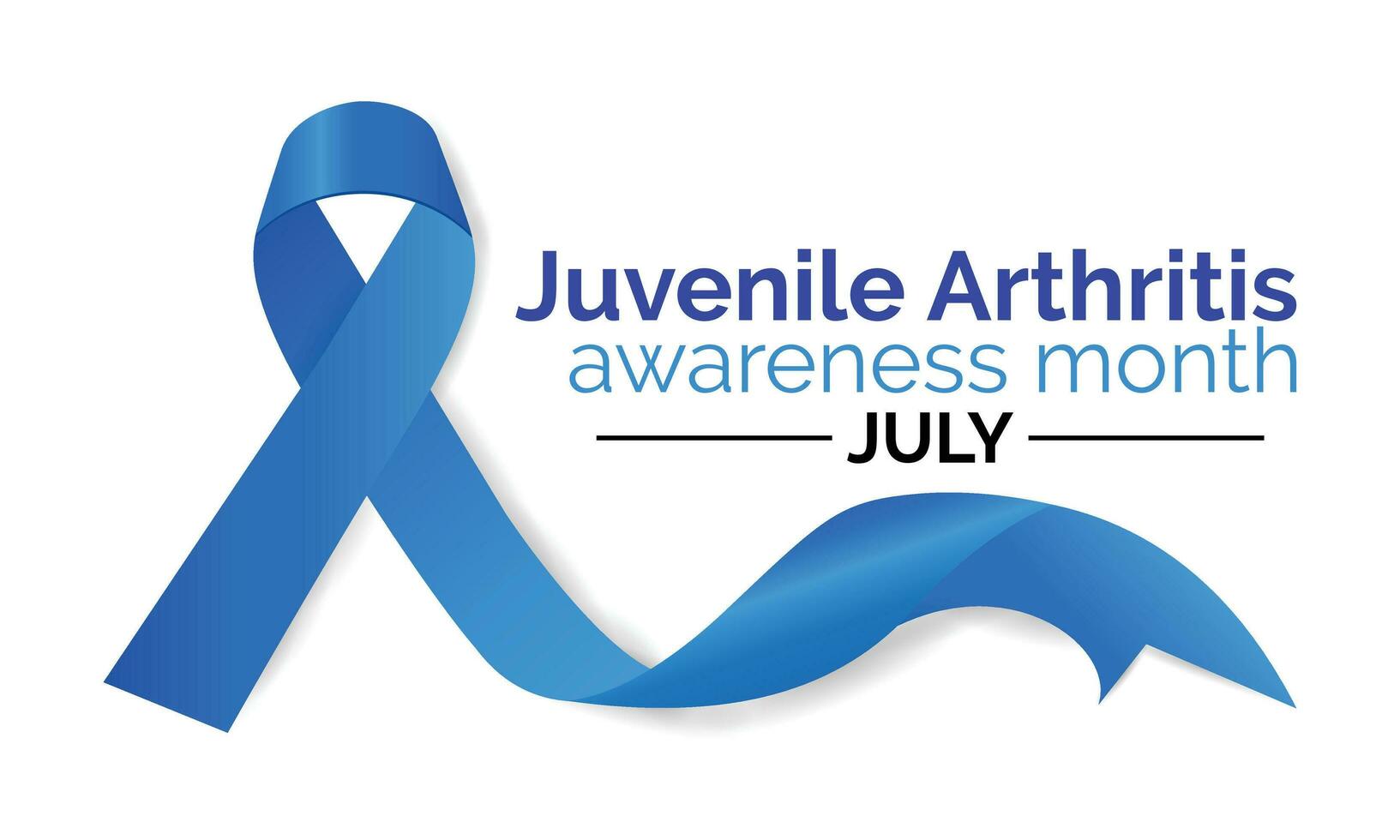 Juvenile Arthritis awareness month is observed every year in July. vector banner, poster, card, background design. Arthritis is a term often used to mean any disorder that affects joints