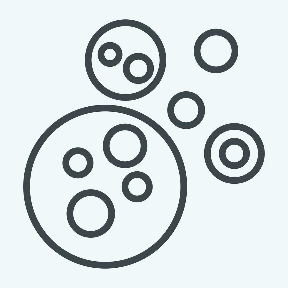 Icon Meteorites. related to Space symbol. line style. simple design editable. simple illustration vector