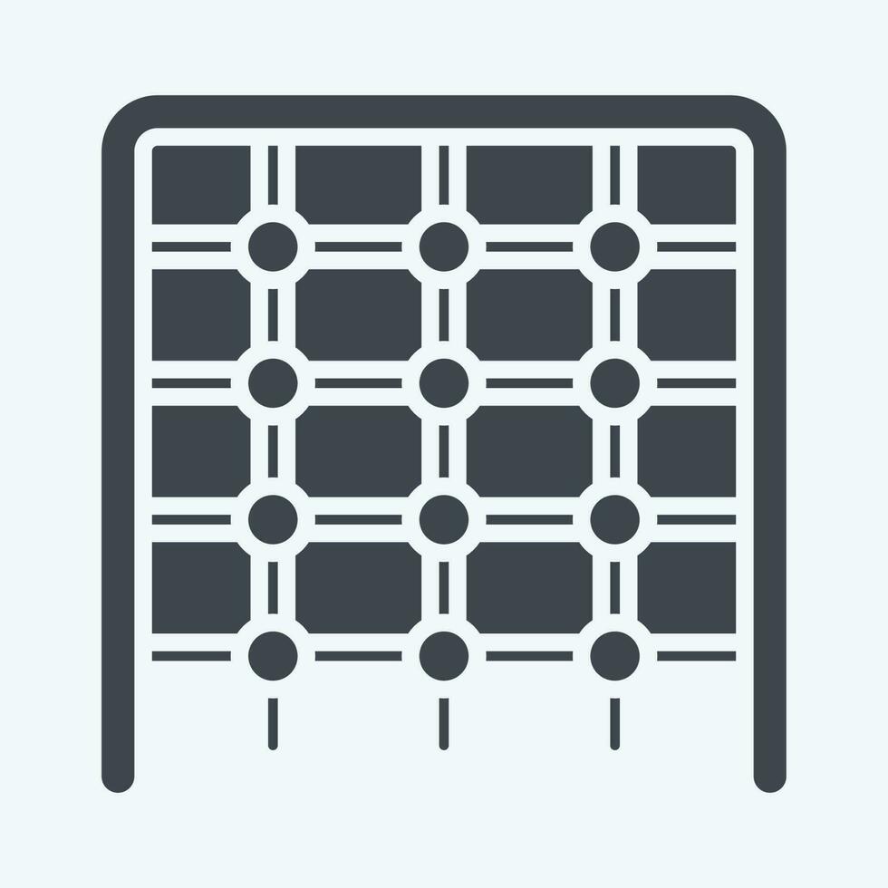 Icon Climbing. related to Amusement Park symbol. glyph style. simple design editable. simple illustration vector