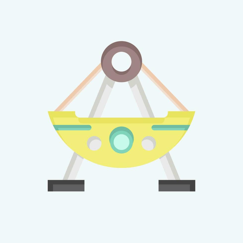 Icon Boat. related to Amusement Park symbol. flat style. simple design editable. simple illustration vector