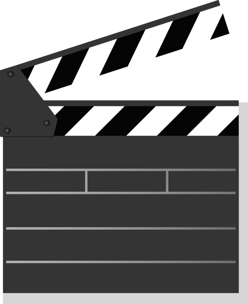 claqueta de cine de producción 24089604 PNG