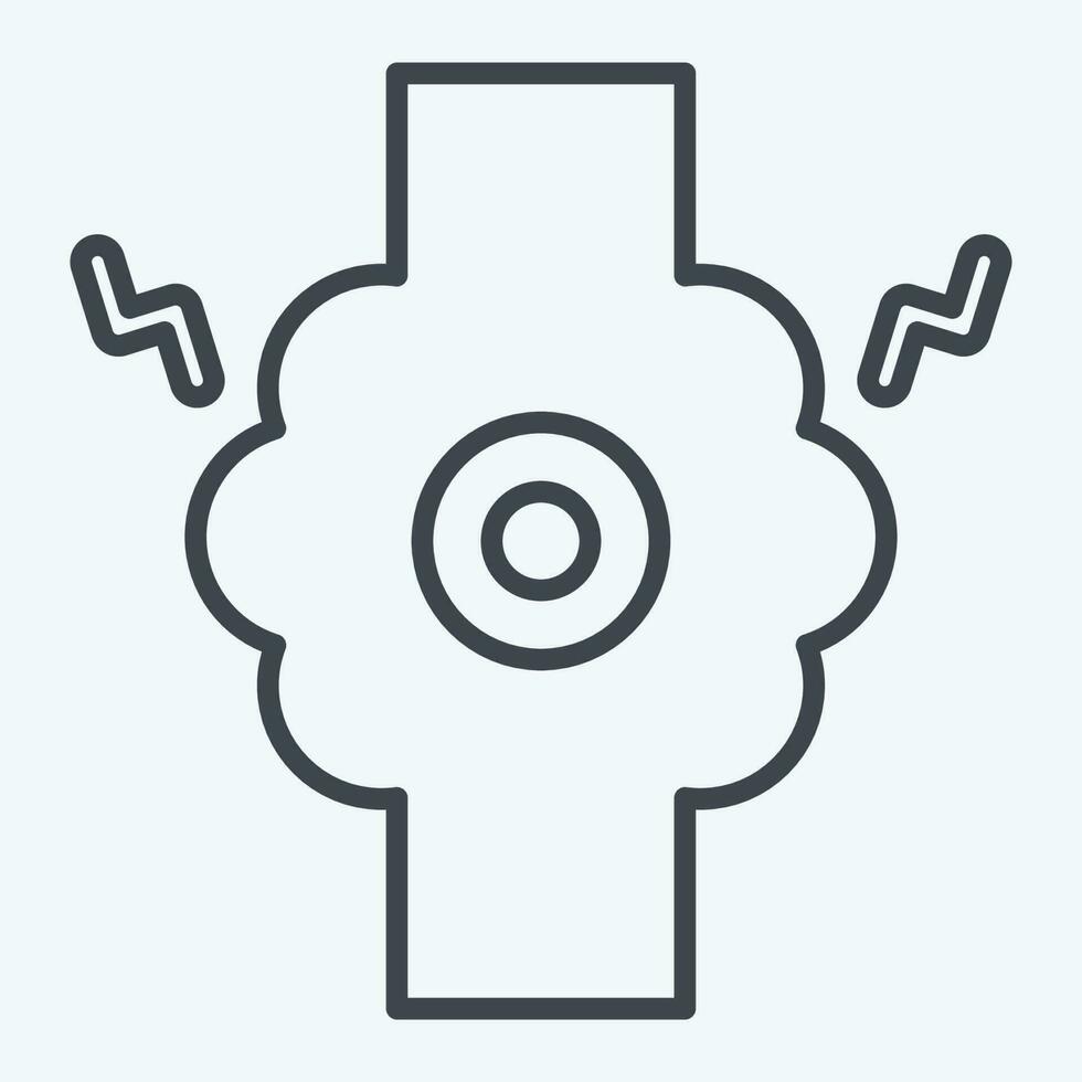 Icon Joint. related to Body Ache symbol. line style. simple design editable. simple illustration vector