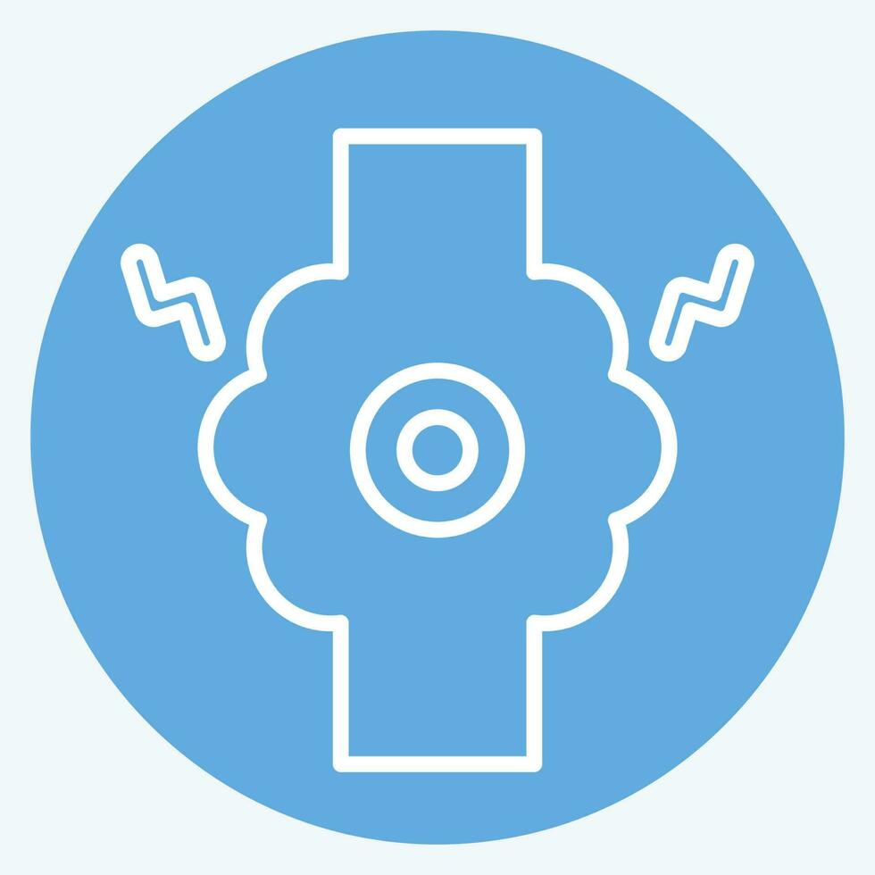 Icon Joint. related to Body Ache symbol. blue eyes style. simple design editable. simple illustration vector