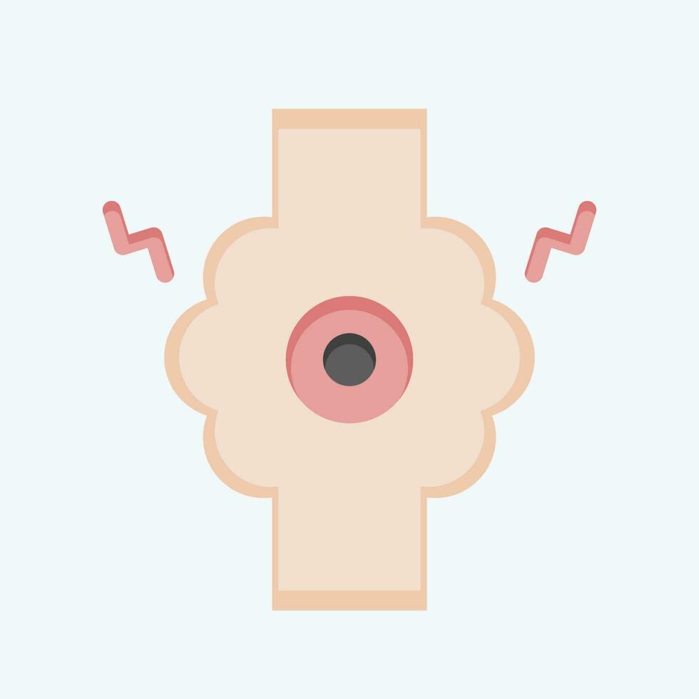 Icon Joint. related to Body Ache symbol. flat style. simple design editable. simple illustration vector