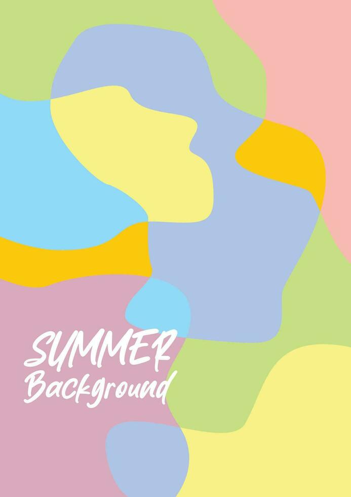 awesome abstract pattern summer background. Colorful vector design for banners, greeting cards, posters, social media.