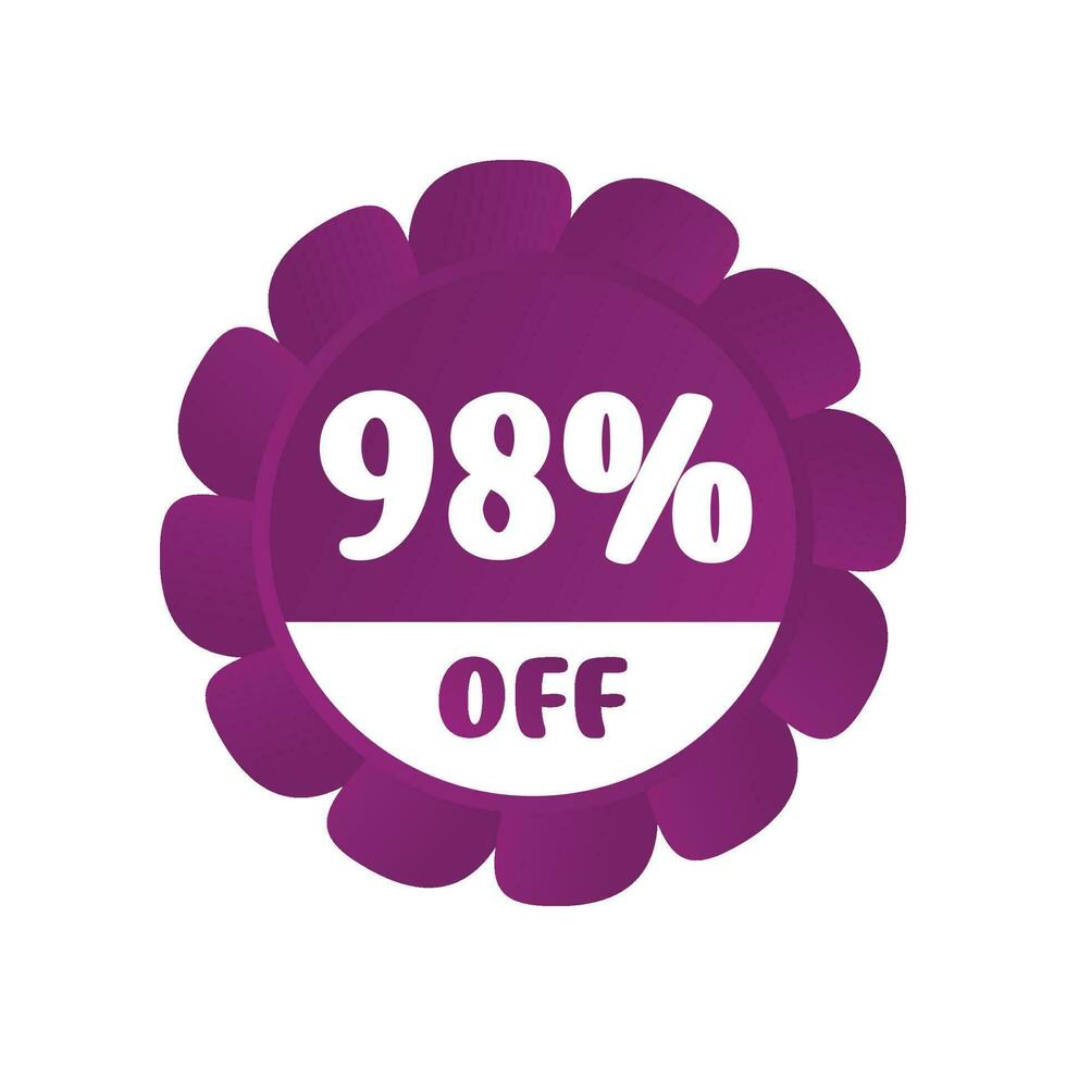 special price offer label sticker, discount symbol gradation color. vector illustration for sales promo, marketing, web advertising.