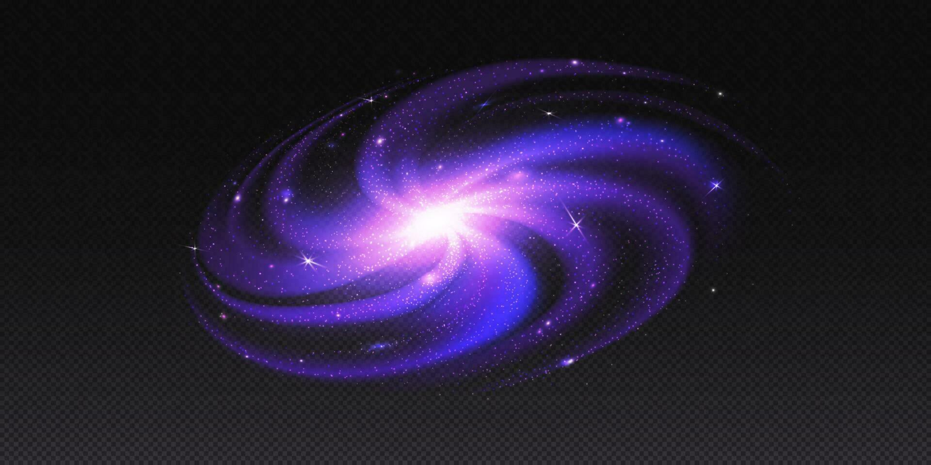 Nebula vector galaxy star background