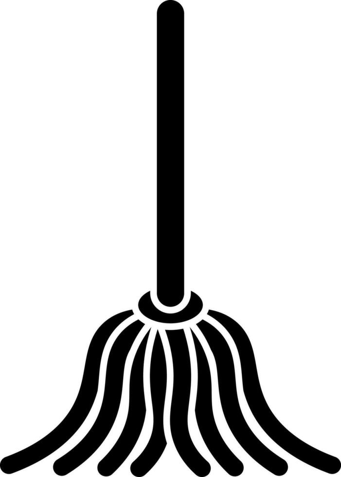 Mop Icon In Black and White 24592624 Vector Art at Vecteezy