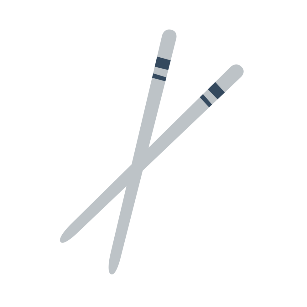 Minimalist Chopstick Illustrations png