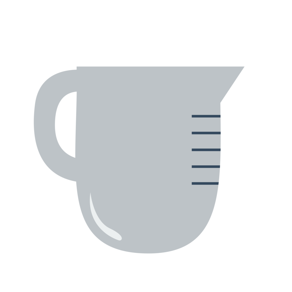 Minimalist Measuring Cup Illustrations png
