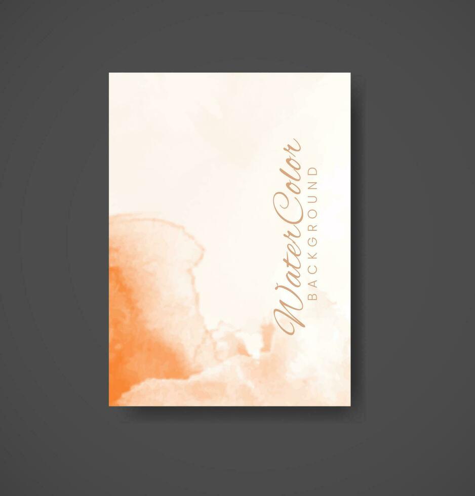 Cards with watercolor background. Design for your cover, date, postcard, banner, logo. vector