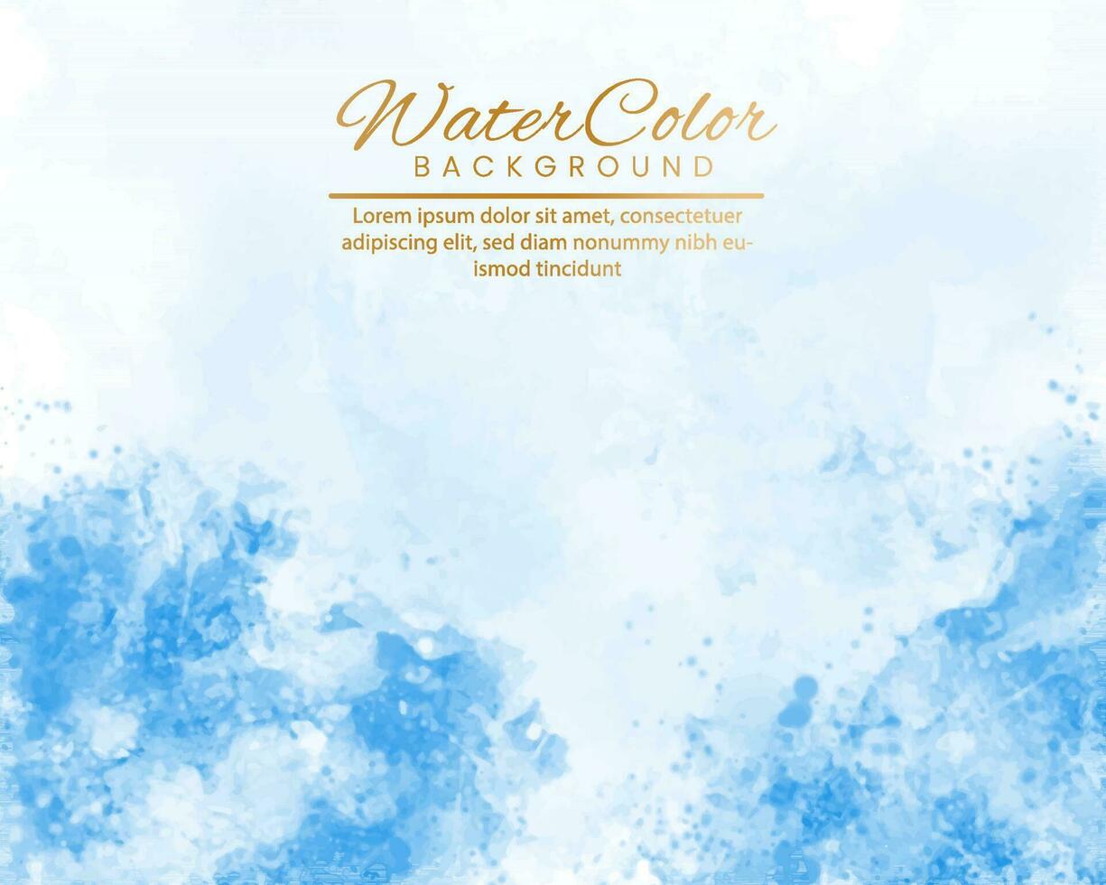 Abstract splashed watercolor background. Design for your cover, date, postcard, banner, logo. vector