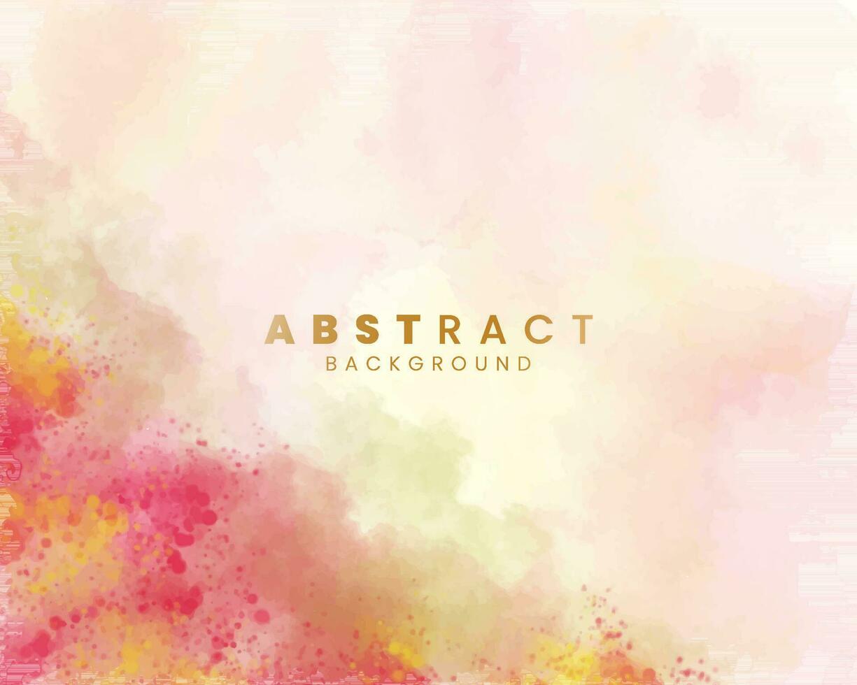 Abstract splashed watercolor background. Design for your cover, date, postcard, banner, logo. vector