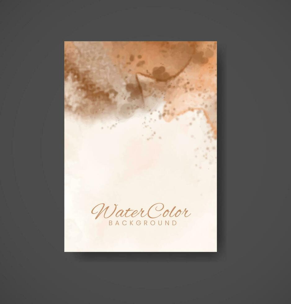 Cards with watercolor background. Design for your cover, date, postcard, banner, logo. vector