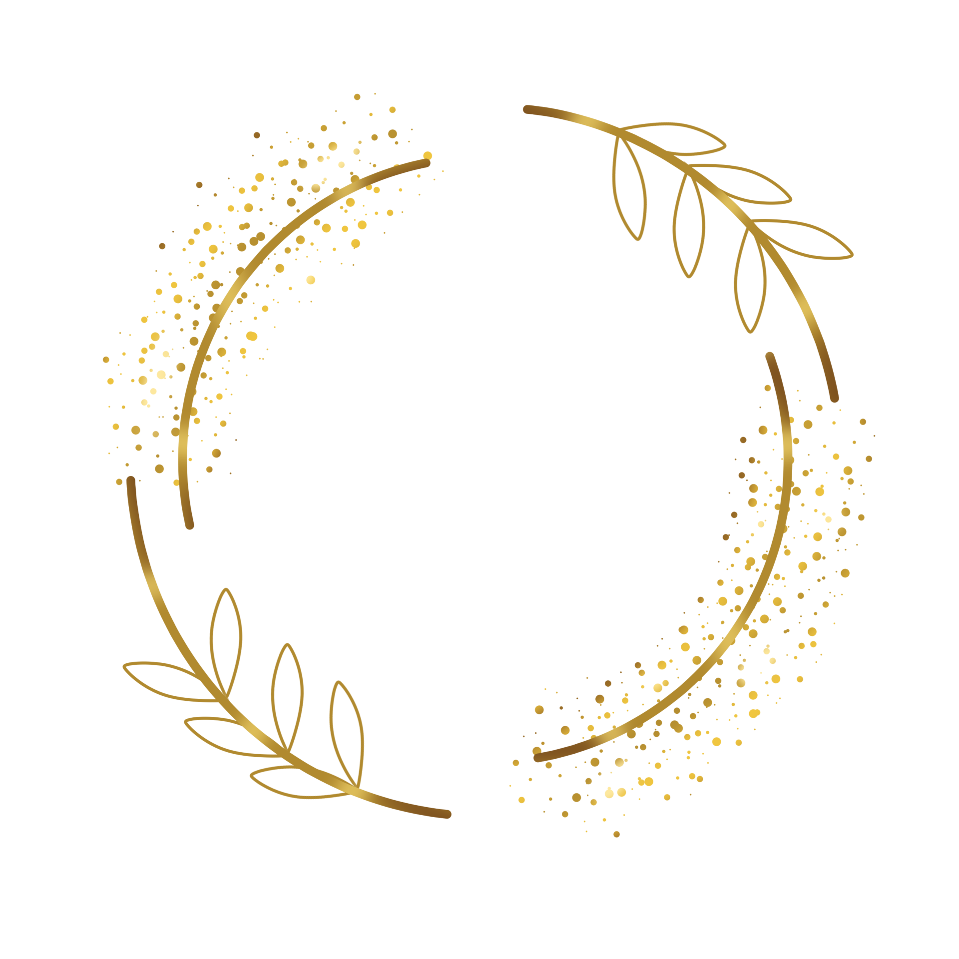 Decorative gold circle border 24593627 PNG