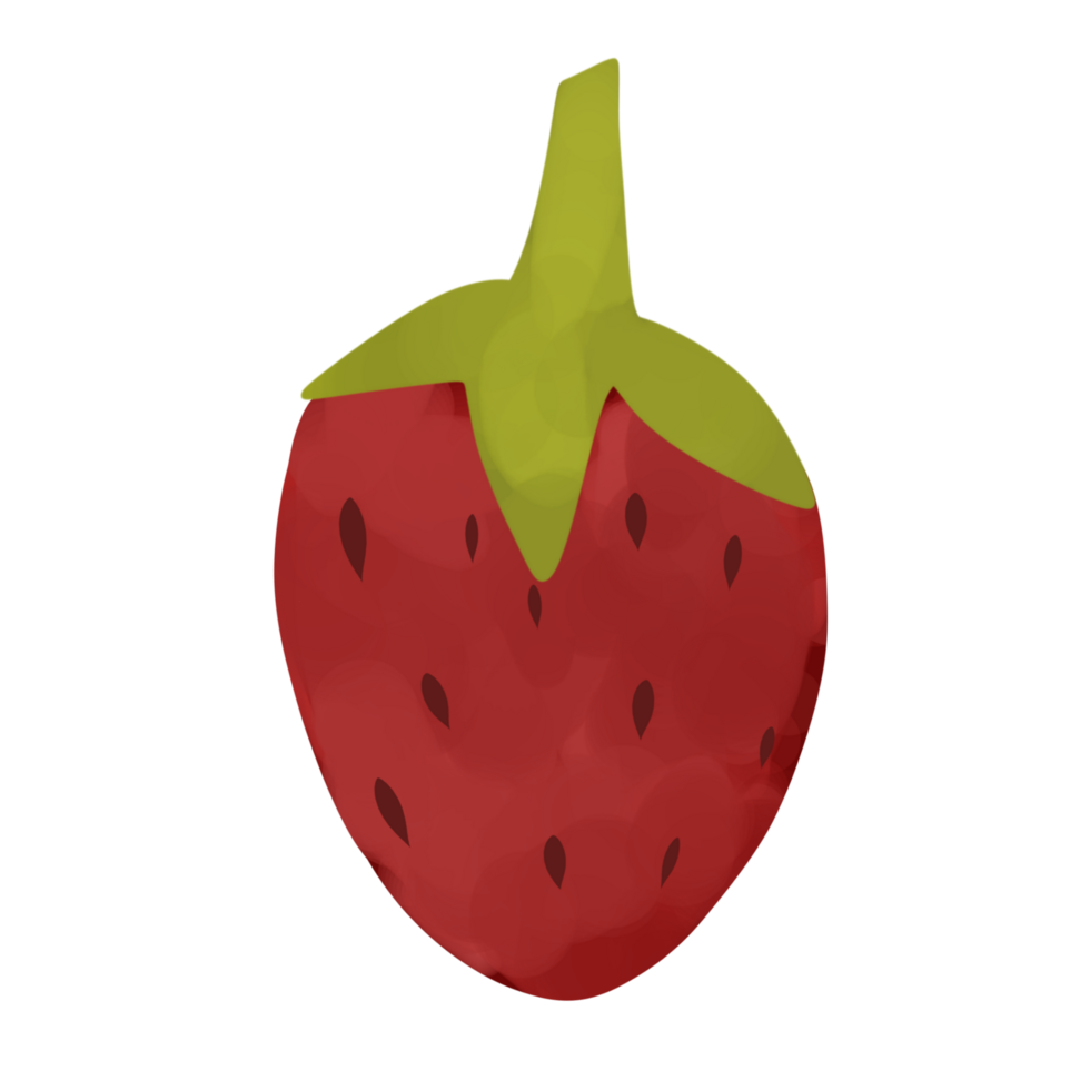 aardbei fruit illustratie png