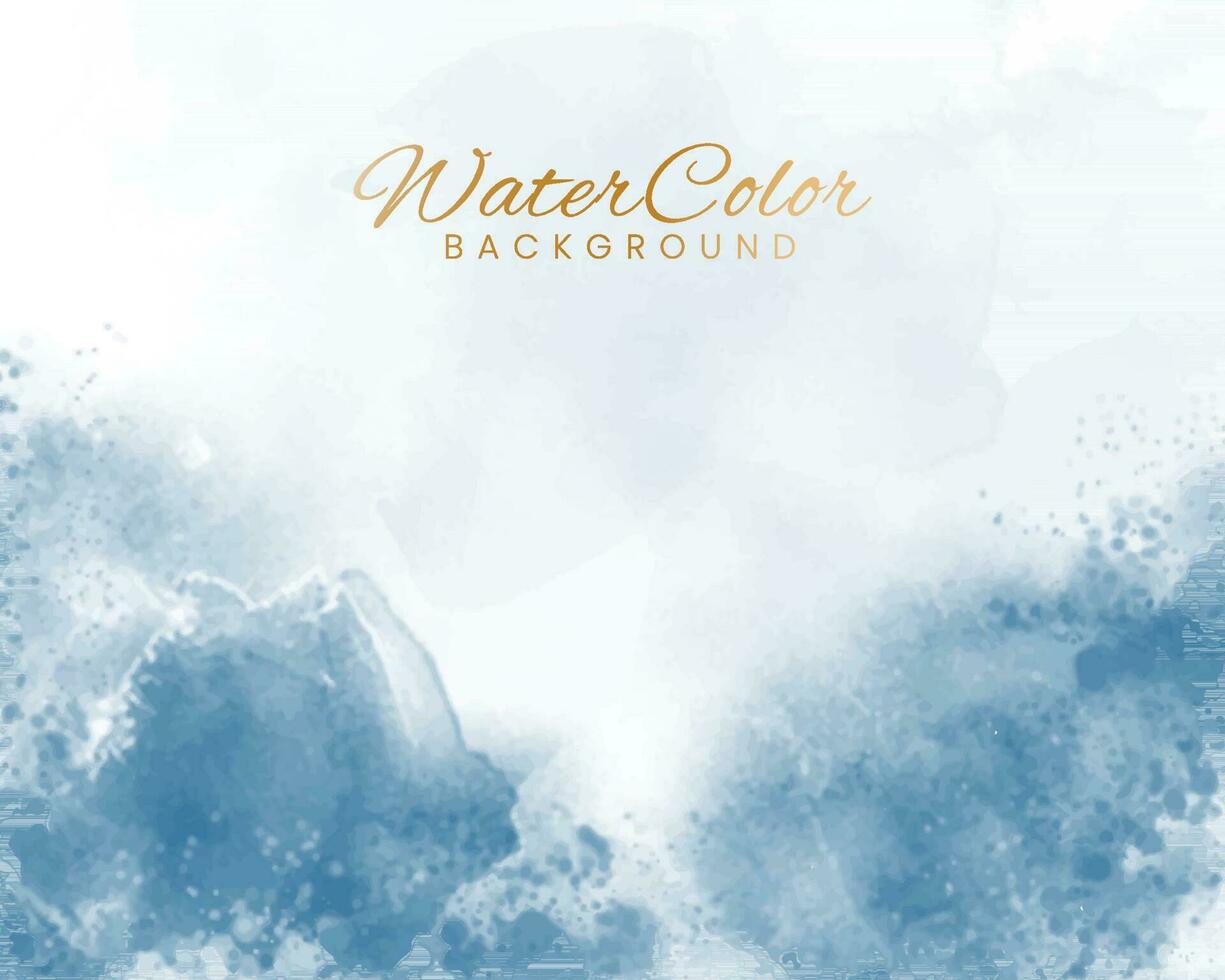 Abstract splashed watercolor background. Design for your cover, date, postcard, banner, logo. vector