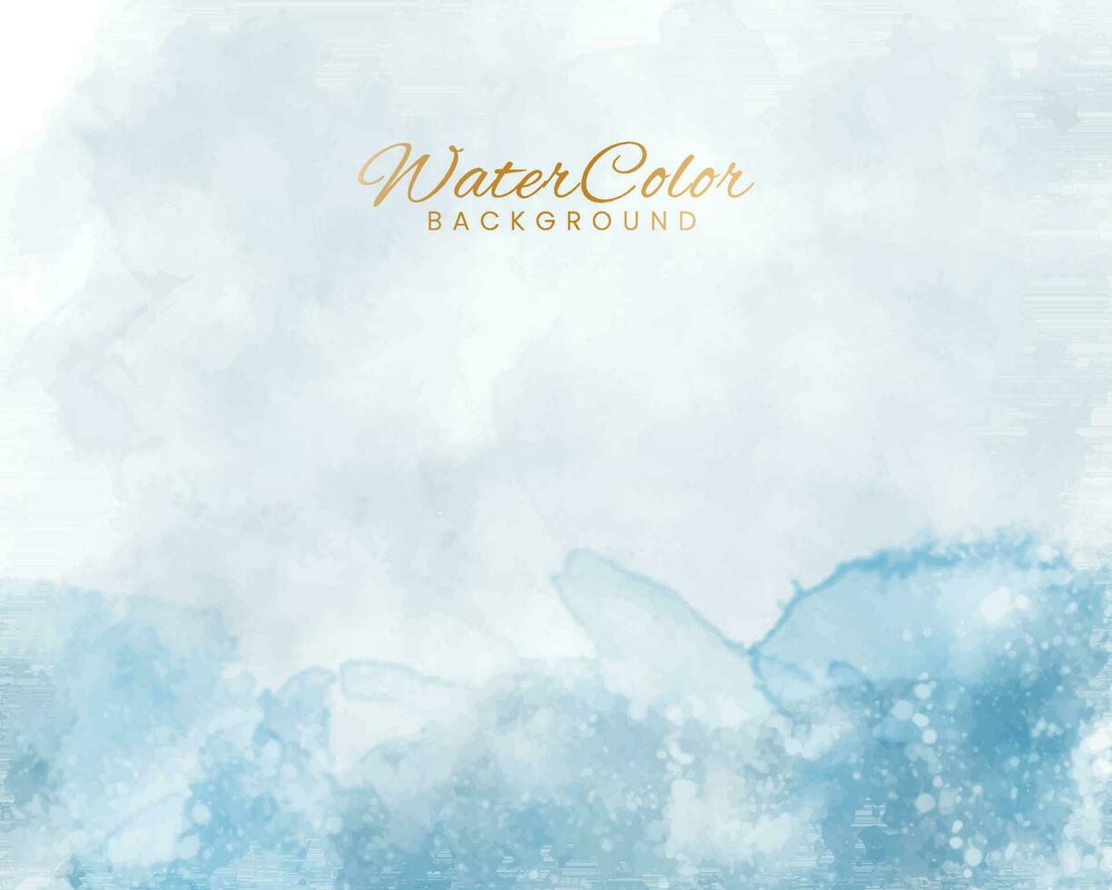 Abstract splashed watercolor background. Design for your cover, date, postcard, banner, logo. vector