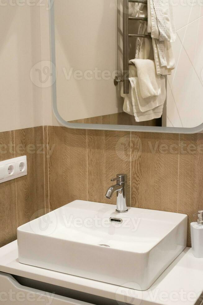 modern bathroom interior photo