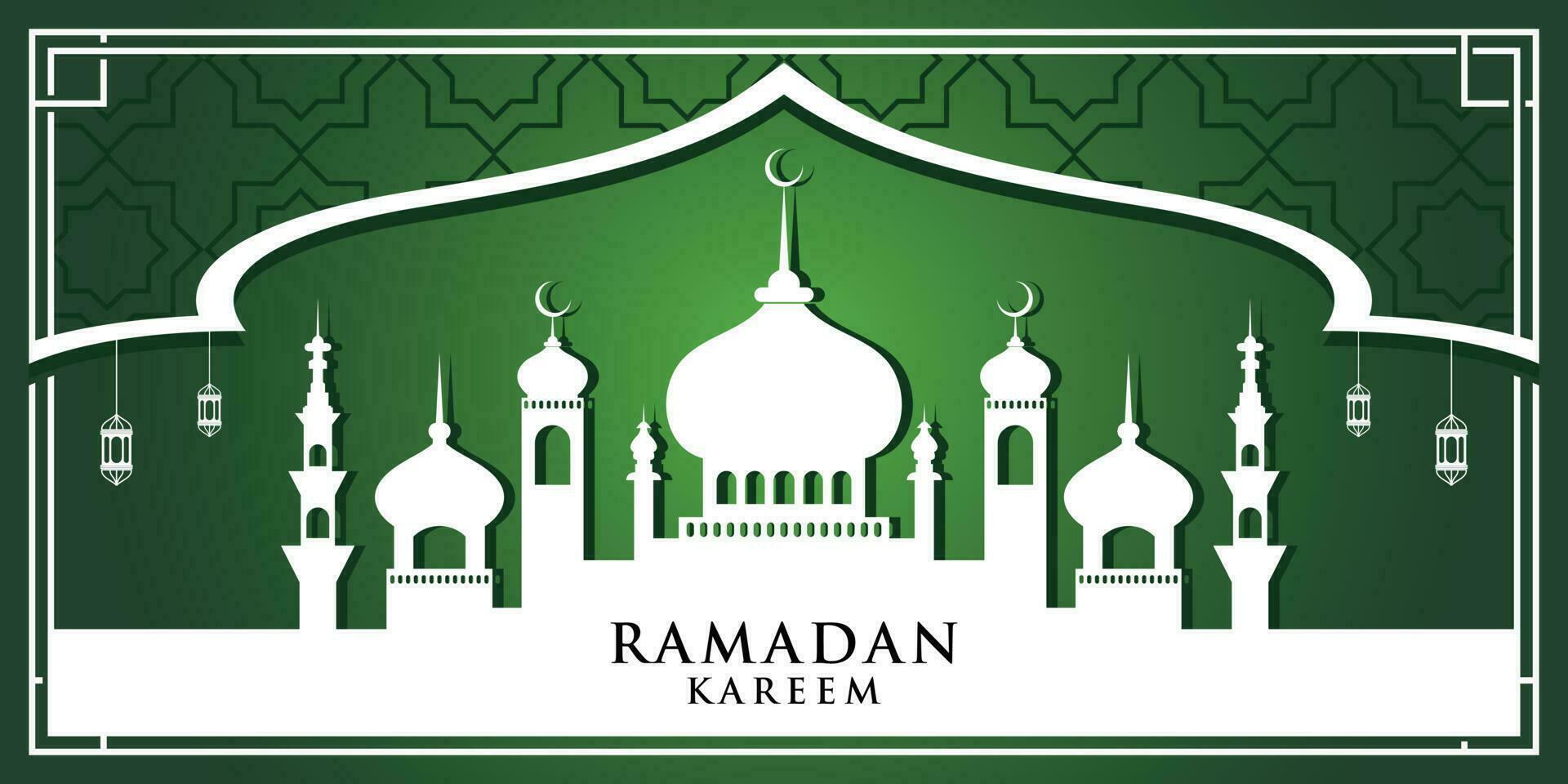 Ramadan Kareem Arabic calligraphy, Ramadan Kareem beautiful greeting card with arabic calligraphy. Premium Vector