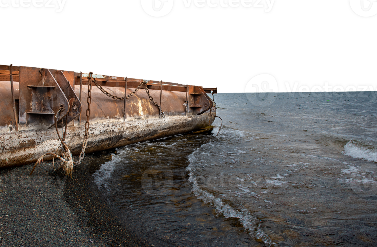 Blue sky and clean lake in the country side concept photo. Front view with dock png