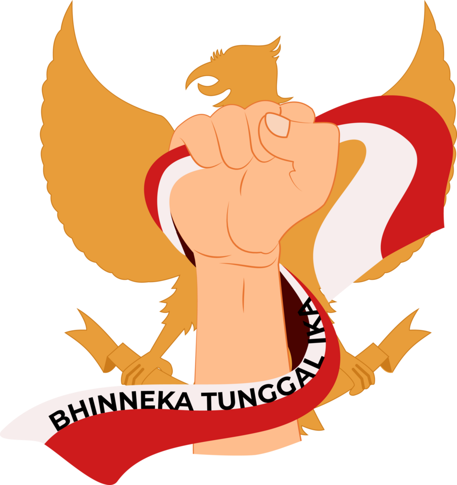 pancasila dag illustratie. pancasila garuda vogel illustratie. pancasila dag png