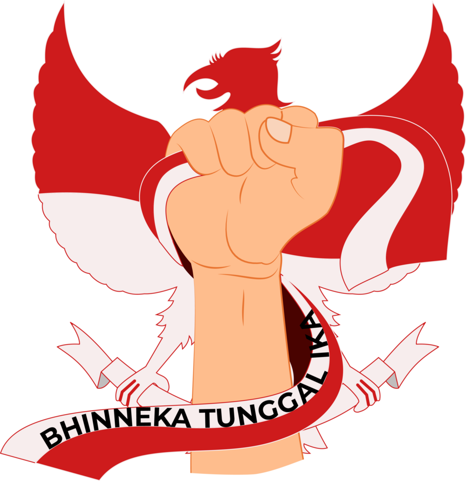 Pancasila day illustration. Pancasila Garuda bird illustration. pancasila day png