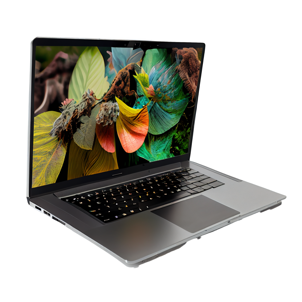 Laptop, Laptop png, transparent Hintergrund, ai generiert png