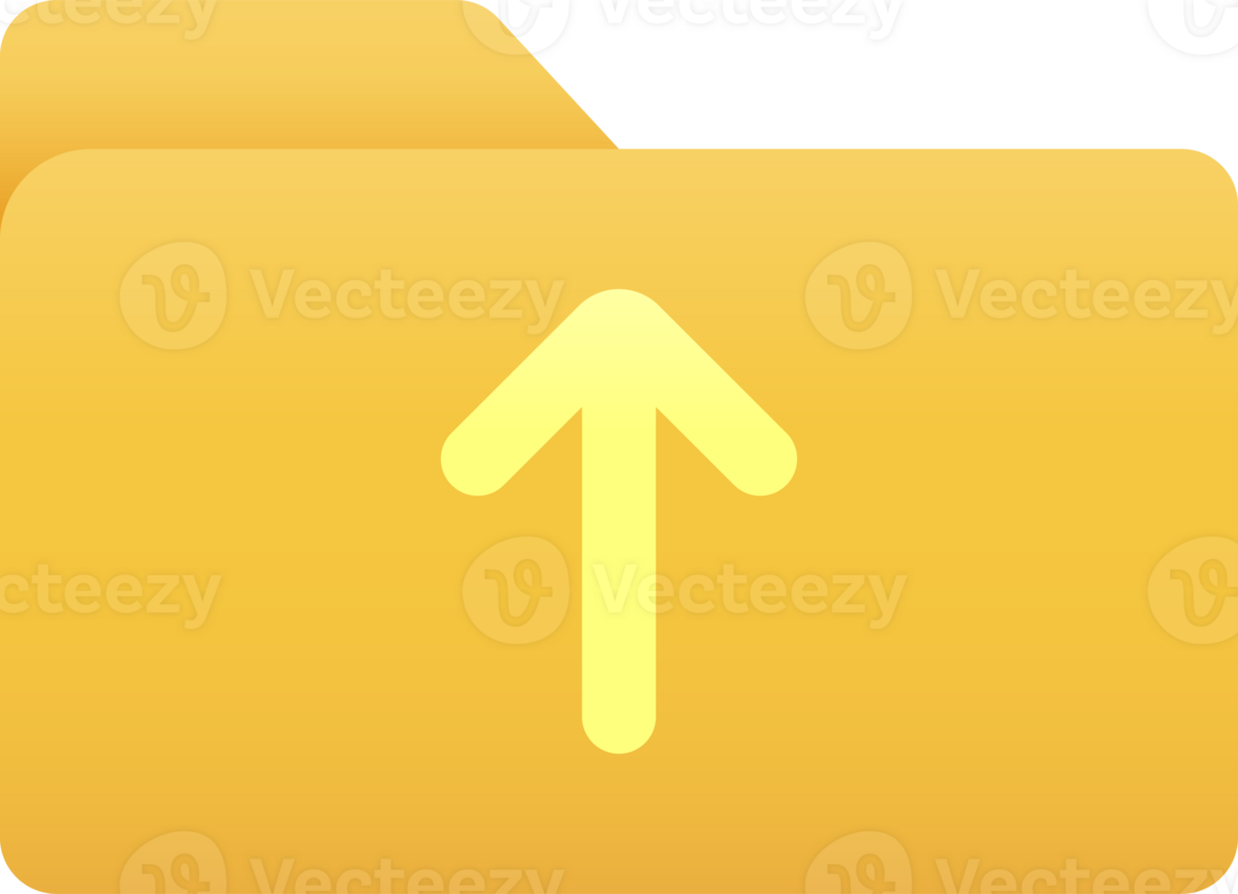 Folder with upload symbol, Folder icon. png