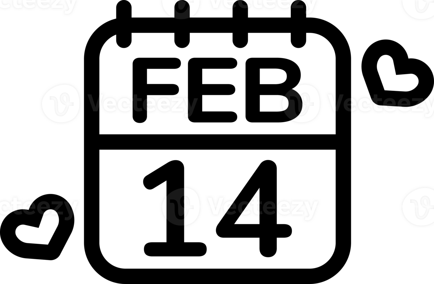 14th Of February Of Valentines Day Calendar Icon 24596191 PNG 14th-of-february-of-valentines-day-calendar-icon-24596191-png