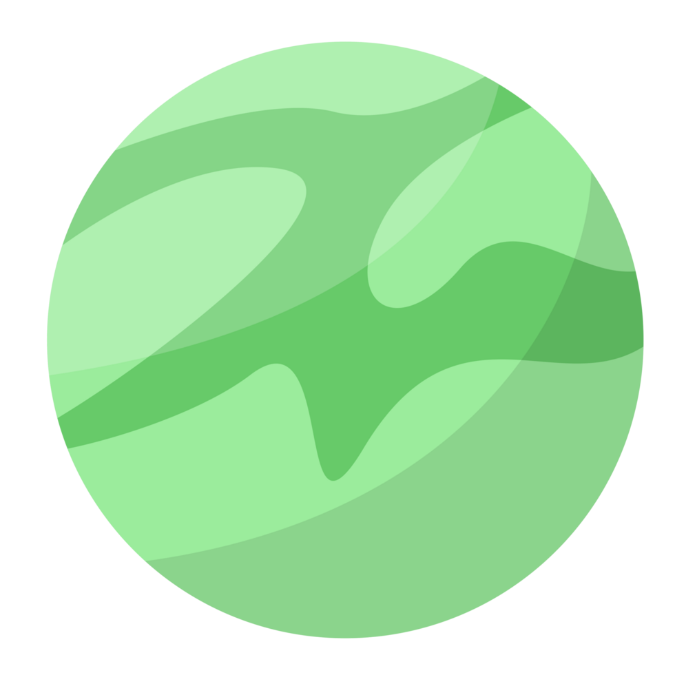 vert planète illustration png