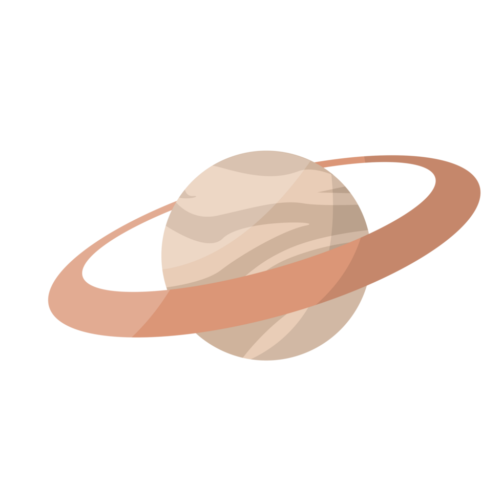 Planet with Ring Illustration png