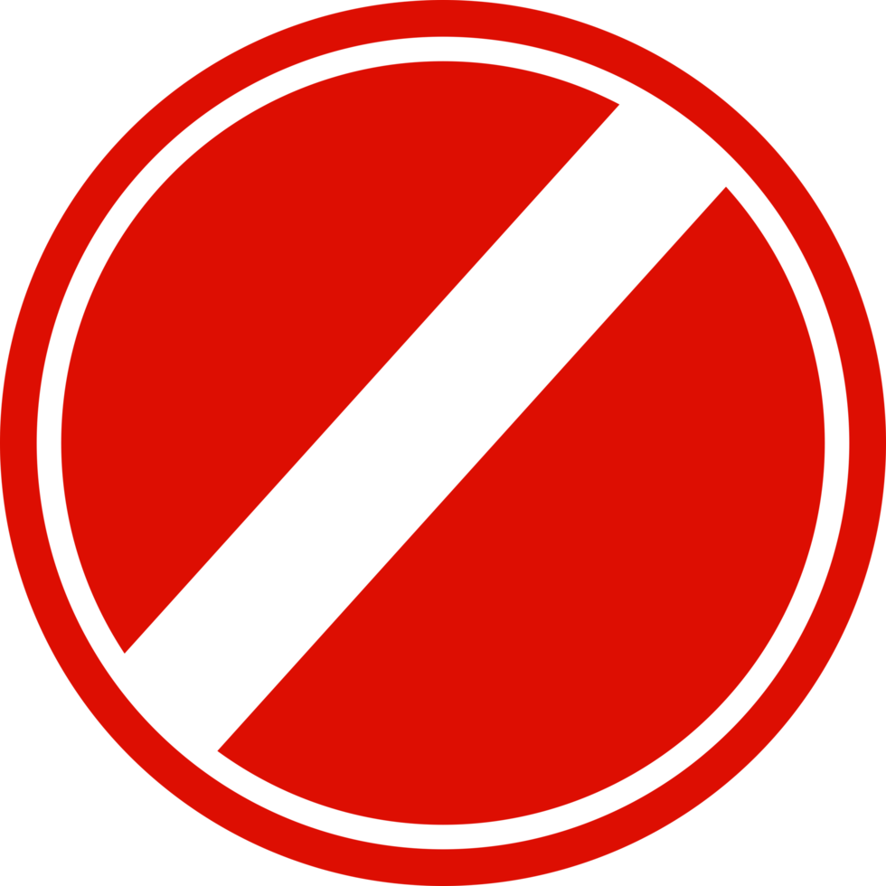 beschränkt und gefährlich unterzeichnen. der Verkehr Straße und halt Zeichen Symbol, Warnung und Beachtung png