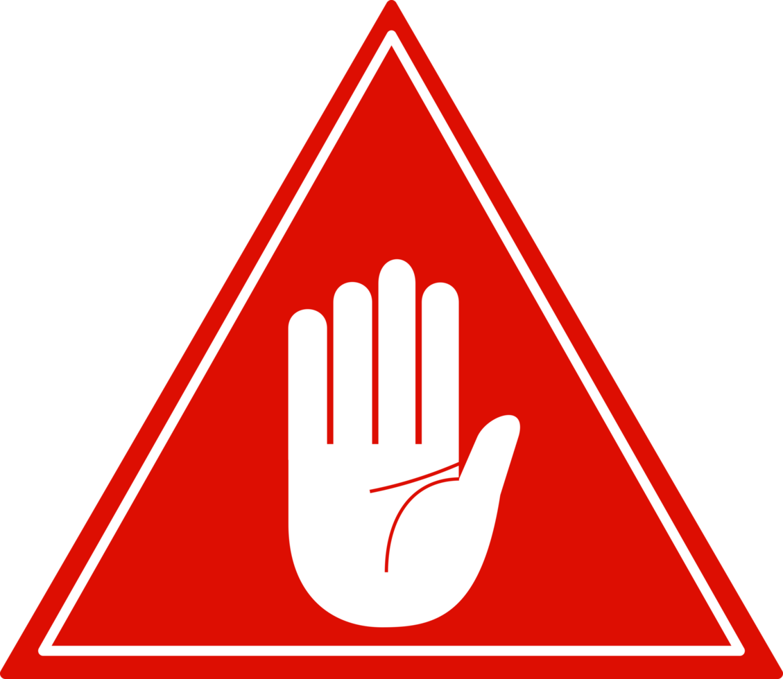 restricted and dangerous  sign. traffic road and stop sign symbol,warning and attention png