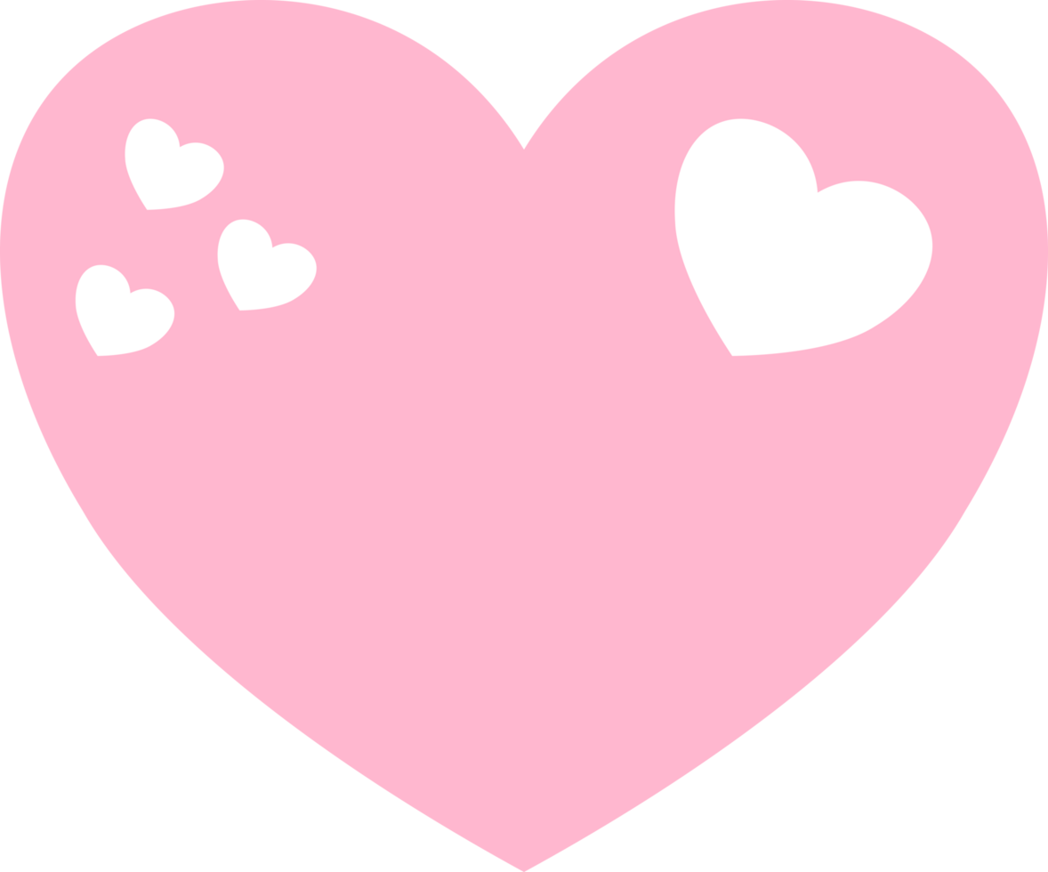 icono de corazón rosa png