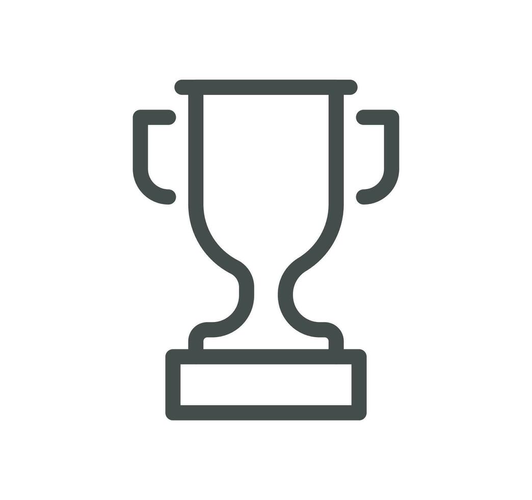 Awards related icon outline and linear vector. vector