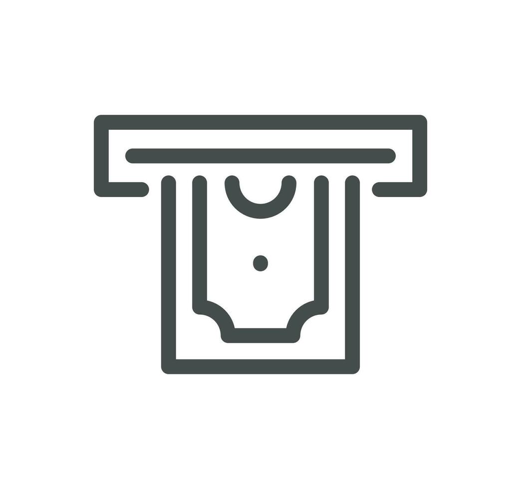 Finance related icon outline and linear vector. vector