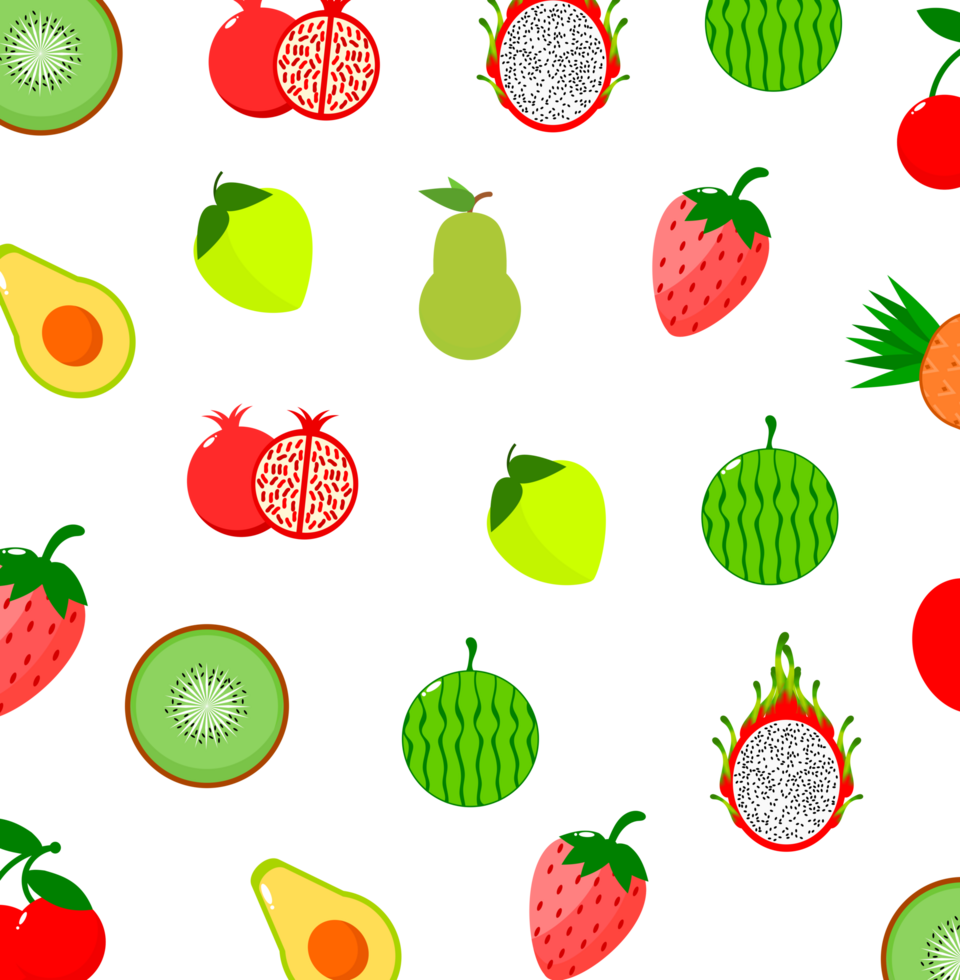 misturado fruta fundo png