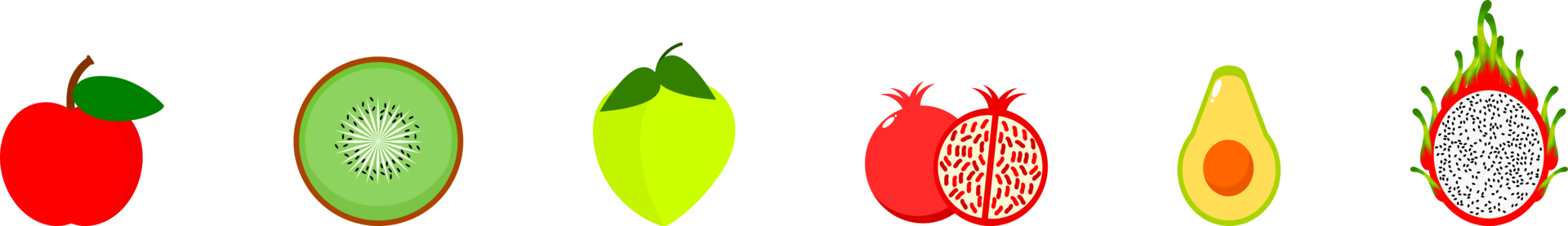 Mixed fruit border png