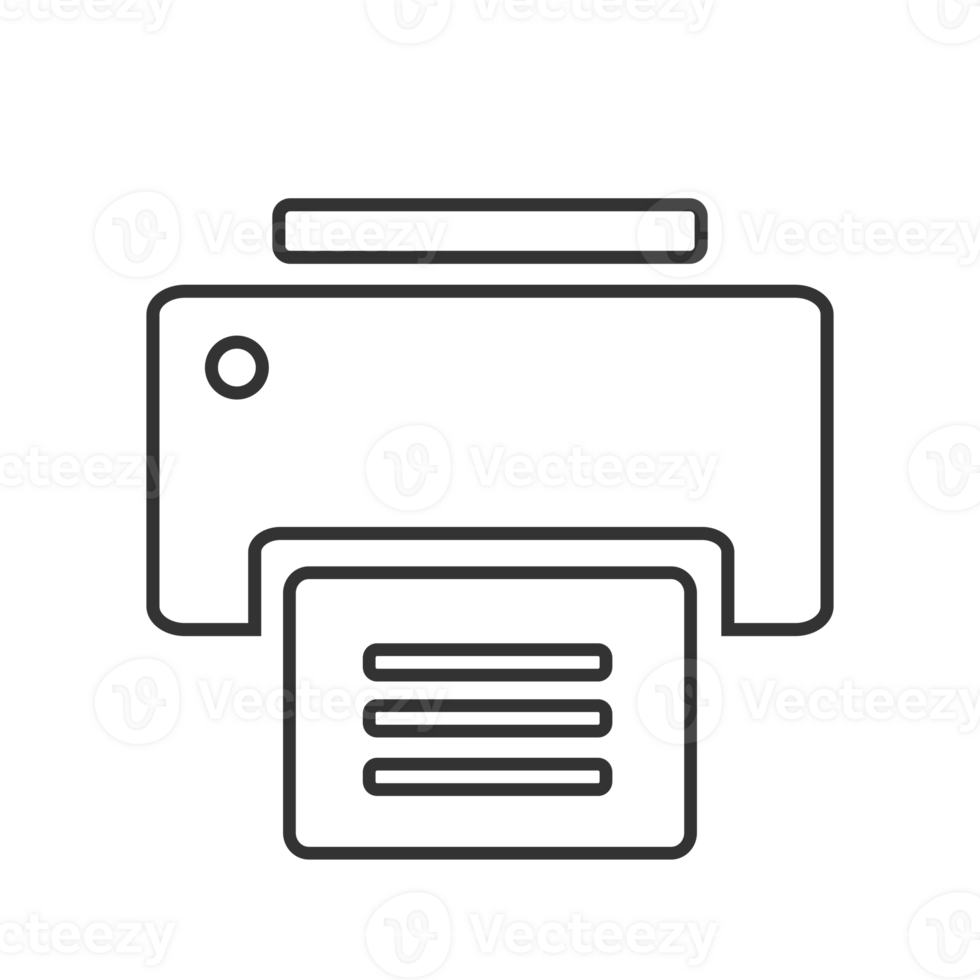 printer illustration icon png