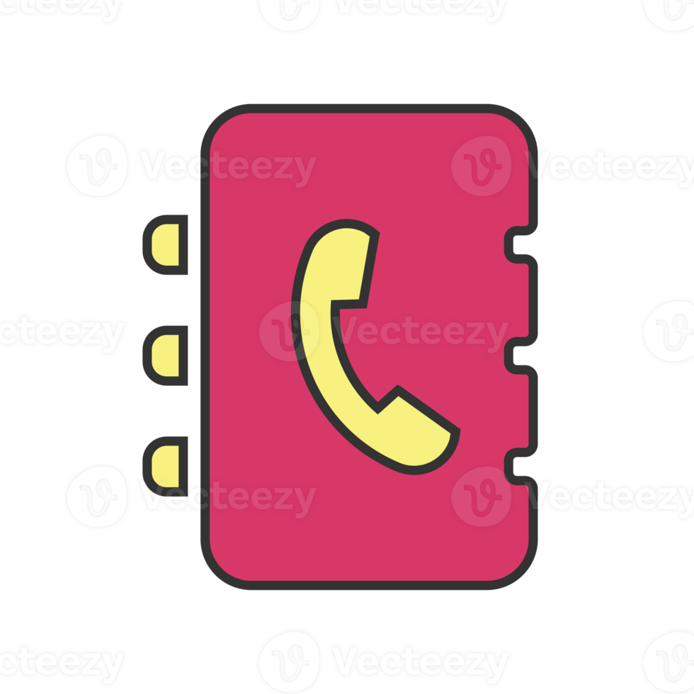 phone contact book icon png