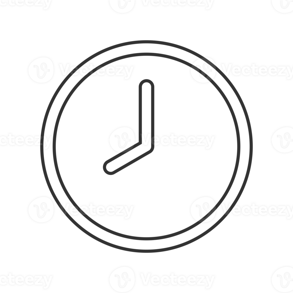 wall clock icon illustration png