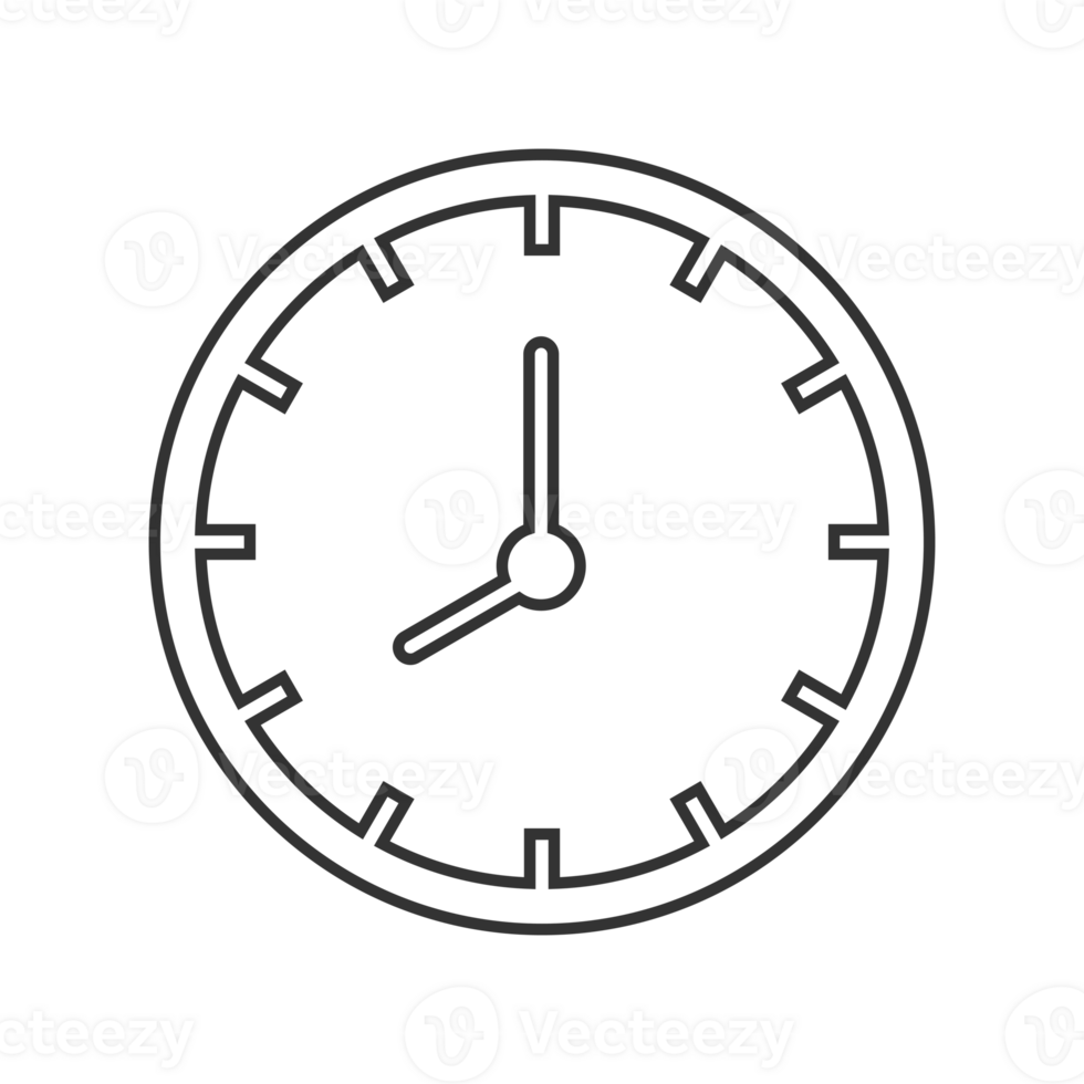 wall clock icon illustration png