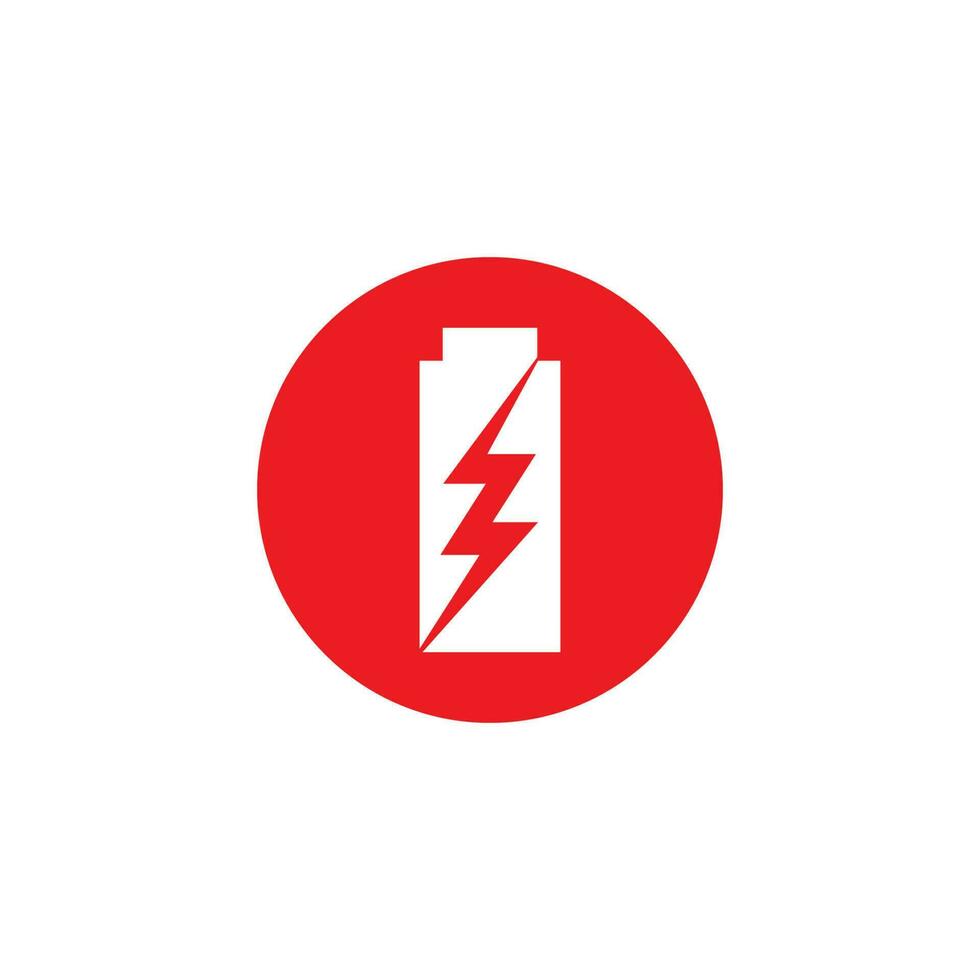 Power Battery Energy Logo Vector Illustration