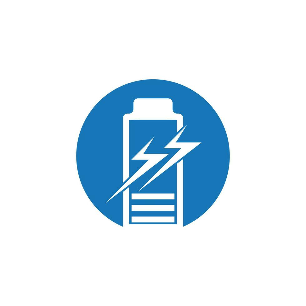 Power Battery Energy Logo Vector Illustration