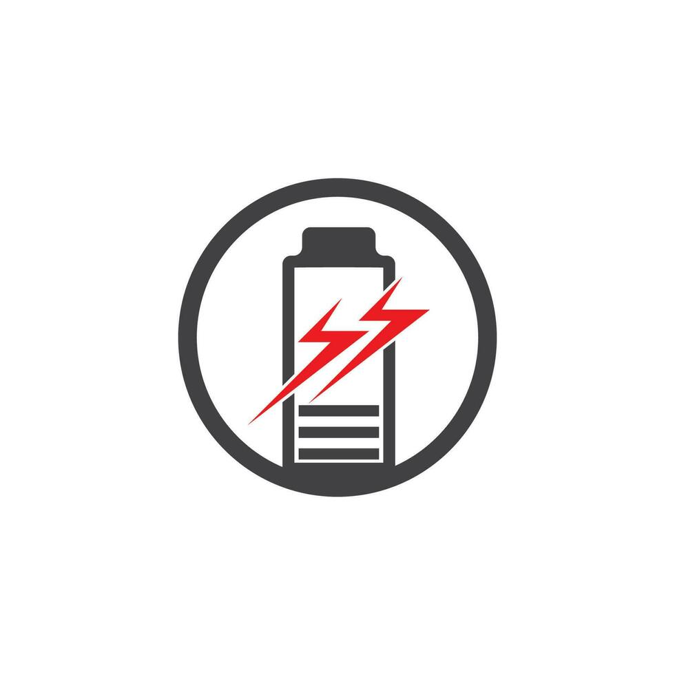 Power Battery Energy Logo Vector Illustration