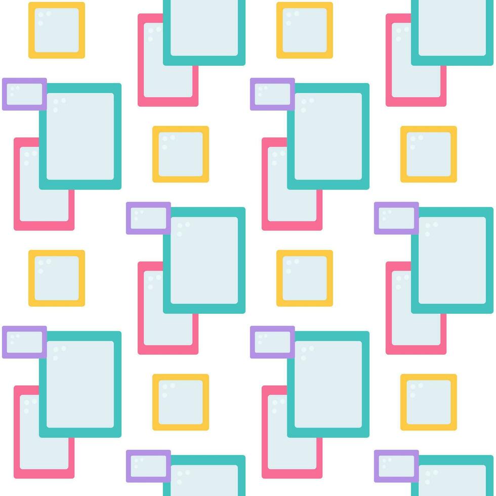 photo frame pictures abstract square pattern color vector