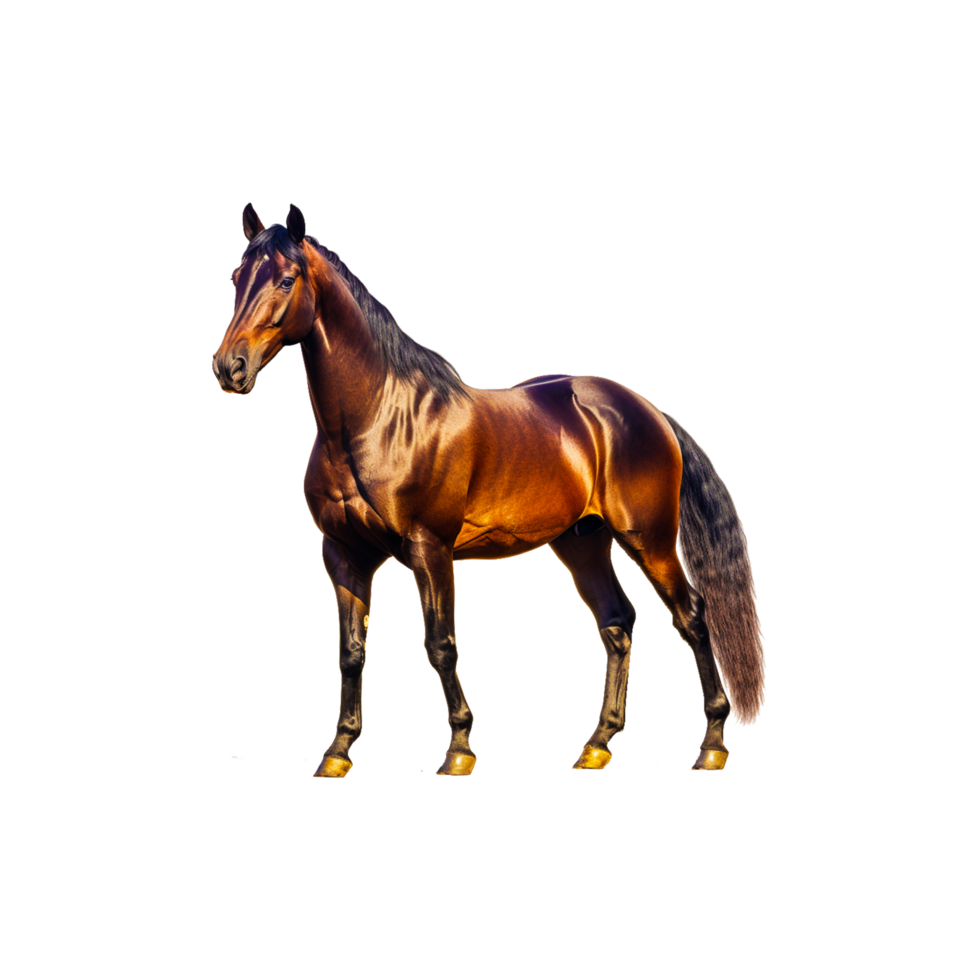 Standing Horse, horse transparent background clipart png