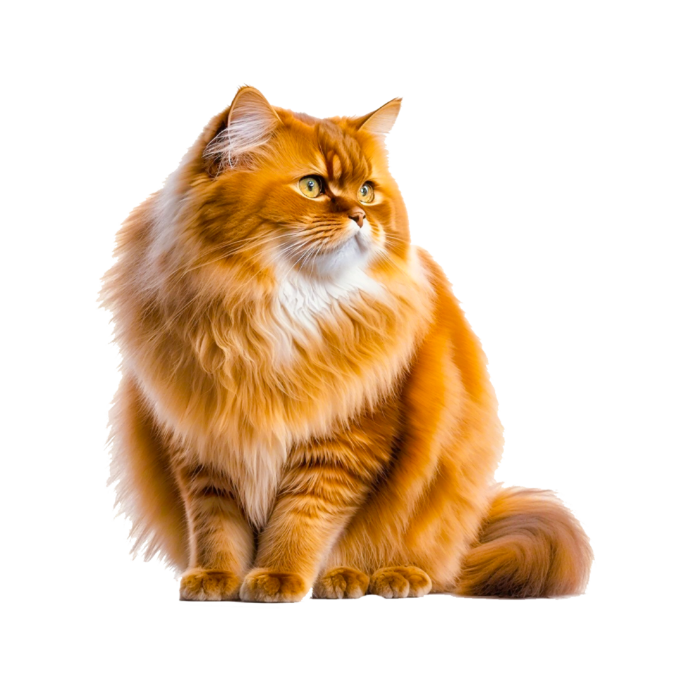 fofa persa gato png generativo ai