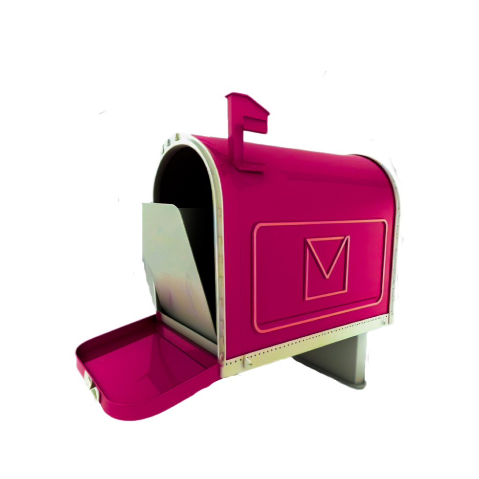 Post box png generative ai